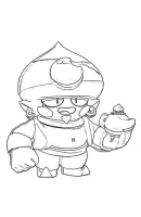 Brawl Stars kleurplaat 17